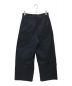 STUDIO NICHOLSON (スタジオニコルソン) Deep Pleat Volume Pant ネイビー サイズ:XS：18000円