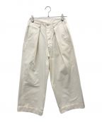 MARKAWAREマーカウェア）の古着「41KHAKI WIDE PANTS」｜ベージュ