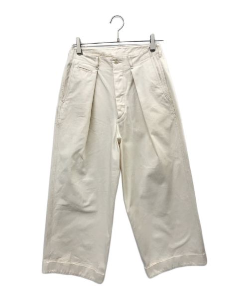 MARKAWARE（マーカウェア）MARKAWARE (マーカウェア) 41KHAKI WIDE PANTS ベージュ サイズ:1の古着・服飾アイテム