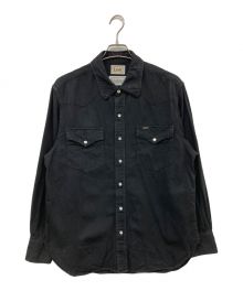 LEE×WACKO MARIA（リー×ワコマリア）の古着「Denim Western SHIRT」｜ブラック