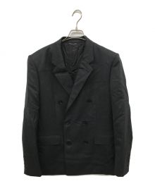 JOHN LAWRENCE SULLIVAN（ジョンローレンスサリバン）の古着「Wool gabardine double breasted jacket」｜グレー