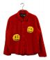 Cactus Plant Flea Market（カクタスプラントフリーマーケット）の古着「DOUBLE SMILEY WORK SHIRT」｜レッド