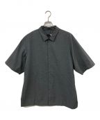 ATONエイトン）の古着「WOOL TROPICAL SHIRT」｜グレー