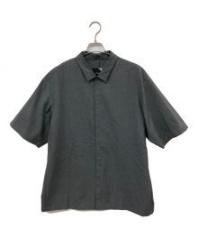 ATON（エイトン）の古着「WOOL TROPICAL SHIRT」｜グレー