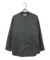 Graphpaper（グラフペーパー）の古着「BROAD OVERSIZED L/S BAND COLLAR SHIRT」｜グレー