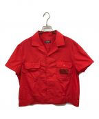 RAF SIMONSラフシモンズ）の古着「Short 2pocket shirt」｜レッド