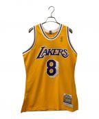 MITCHELL & NESSミッチェルアンドネス）の古着「NBA AUTHENTIC HOME JERSEY」｜イエロー