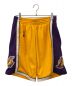 MITCHELL & NESS（ミッチェルアンドネス）の古着「NBA SWINGMAN SHORTS」｜イエロー