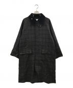 Barbour×JOURNAL STANDARDバブアー×ジャーナル スタンダード）の古着「別注OS OVERSIZED BURGHLEY WOOL」｜グレー×ブラウン