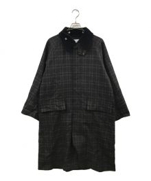 Barbour×JOURNAL STANDARD（バブアー×ジャーナル スタンダード）の古着「別注OS OVERSIZED BURGHLEY WOOL」｜グレー×ブラウン