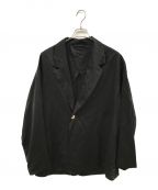 KANEMASA PHIL.カネマサフィル）の古着「46G Silk Blend Double Jacket」｜ブラック