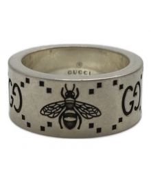 GUCCI（グッチ）の古着「GG Bee Engraved Ring」｜シルバー