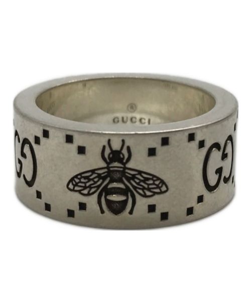 GUCCI（グッチ）GUCCI (グッチ) GG Bee Engraved Ring シルバー サイズ:14号の古着・服飾アイテム