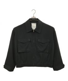 SOFTHYPHEN（ソフトハイフン）の古着「FLAP POCKET SHORT BLOUSON」｜ブラック