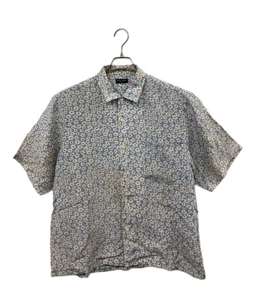 COMME des GARCONS HOMME PLUS（コムデギャルソンオムプリュス）COMME des GARCONS HOMME PLUS (コムデギャルソンオムプリュス) 総花柄シルクシャツ スカイブルー サイズ:不明の古着・服飾アイテム