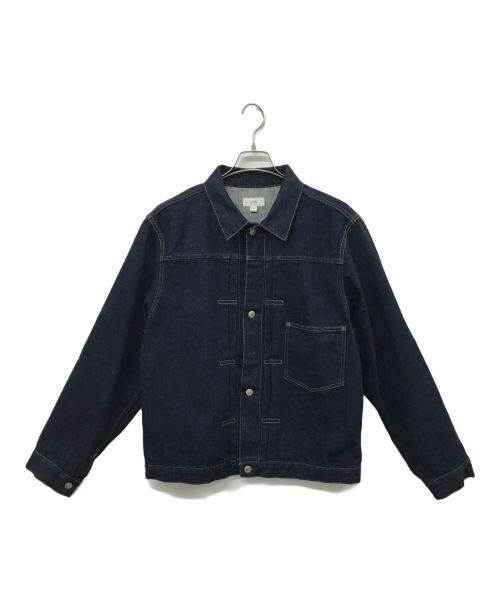 HYKE（ハイク）HYKE (ハイク) TYPE1/ワンウォッシュ デニムジャケット インディゴ サイズ:4 XLの古着・服飾アイテム