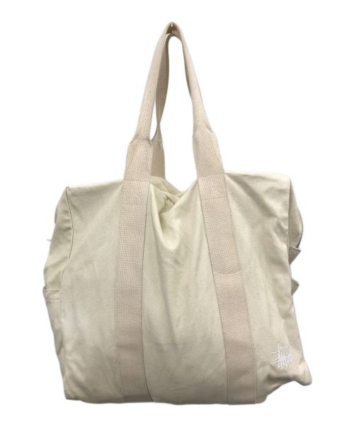 stussy（ステューシー）stussy (ステューシー) CANVAS FLIGHT BAG アイボリー サイズ:不明の古着・服飾アイテム