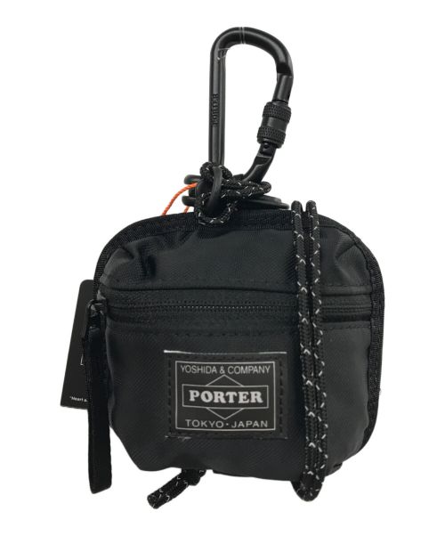 PORTER（ポーター）PORTER (ポーター) COMPART COIN & CARD CASE ブラック サイズ:不明 未使用品の古着・服飾アイテム