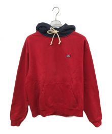 KITH（キス）の古着「WILLIAMS III CONTRAST HOODIE」｜レッド×ネイビー