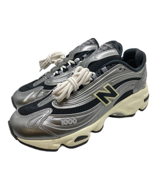 NEW BALANCE（ニューバランス）NEW BALANCE (ニューバランス) 1000 ローカットスニーカー ブラック×シルバー サイズ:US9.5の古着・服飾アイテム