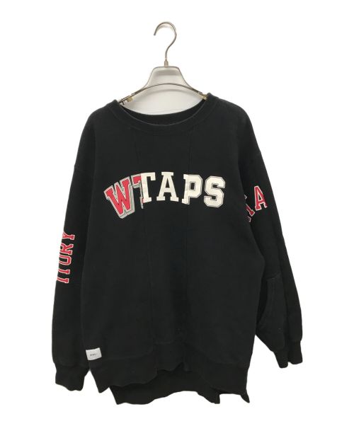 WTAPS（ダブルタップス）WTAPS (ダブルタップス) 再構築スウェット ブラック サイズ:3の古着・服飾アイテム