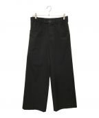 SUNSEAサンシー）の古着「23SS N.M OXFORD ROYAL STRAIGHT PANTS」｜ブラック