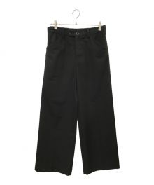 SUNSEA（サンシー）の古着「23SS N.M OXFORD ROYAL STRAIGHT PANTS」｜ブラック