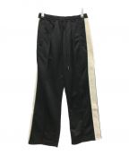 Name.ネーム）の古着「FLARE TRACK PANTS」｜ブラック