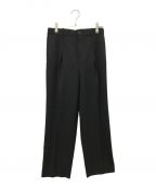 MARKAWAREマーカウェア）の古着「ONE TUCK TAPERED TROUSERS」｜ブラック