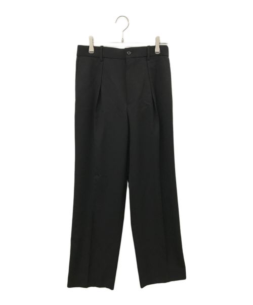 MARKAWARE（マーカウェア）MARKAWARE (マーカウェア) ONE TUCK TAPERED TROUSERS ブラック サイズ:2の古着・服飾アイテム