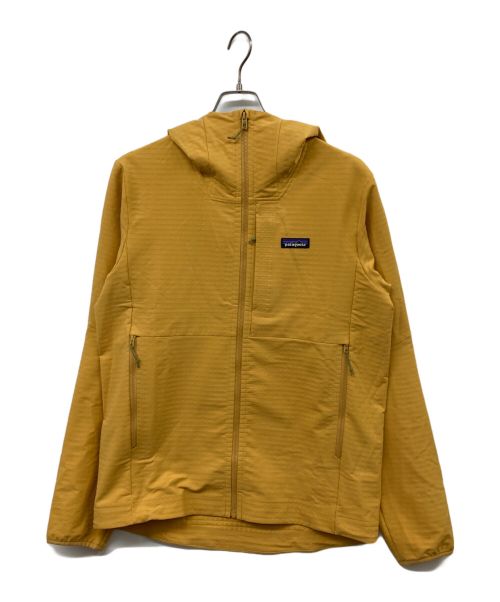 Patagonia（パタゴニア）Patagonia (パタゴニア) R1テックフェイスフーディー イエロー サイズ:Mの古着・服飾アイテム