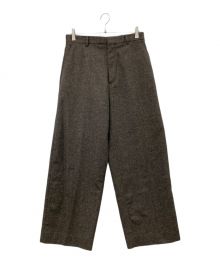 Acne studios（アクネ ストゥディオス）の古着「TAILORED TROUSERS」｜ブラウン