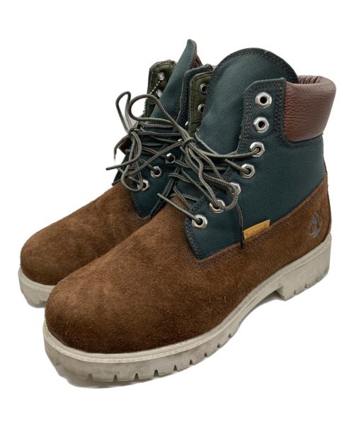 Timberland（ティンバーランド）Timberland (ティンバーランド) ヘリテージレースアップブーツ ブラウン サイズ:US 7Wの古着・服飾アイテム