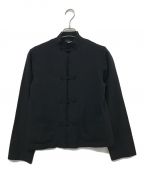 BLACK COMME des GARCONSブラック コムデギャルソン）の古着「24AW チャイナジャケット」｜ブラック