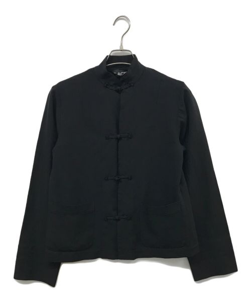 BLACK COMME des GARCONS（ブラック コムデギャルソン）BLACK COMME des GARCONS (ブラック コムデギャルソン) 24AW チャイナジャケット ブラック サイズ:Sの古着・服飾アイテム