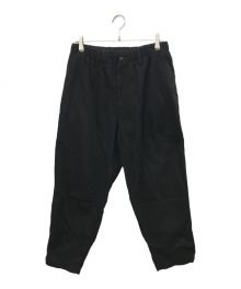 Yohji Yamamoto pour homme（ヨウジヤマモト プールオム）の古着「21SS Cotton Slacks Pants」｜ブラック