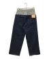 soduk (スドーク) easy layered denim trousers インディゴ×グレー サイズ:M：15000円