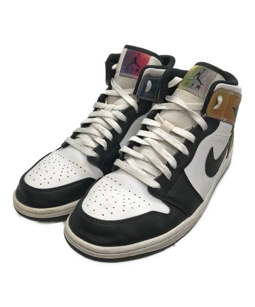 NIKE（ナイキ）NIKE (ナイキ) AIR JORDAN 1 MID ホワイト×ブラック サイズ:10の古着・服飾アイテム