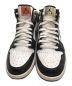 NIKE (ナイキ) AIR JORDAN 1 MID ホワイト×ブラック サイズ:10：9000円