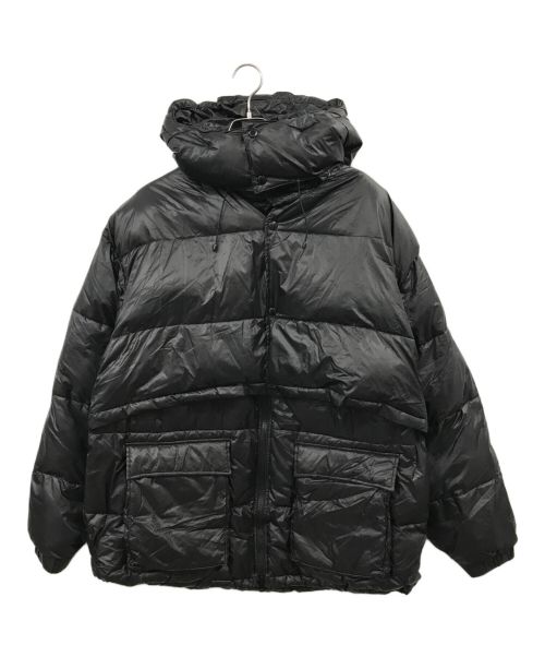 SOFTHYPHEN（ソフトハイフン）SOFTHYPHEN (ソフトハイフン) LAYER FRONT PUFFER JACKET ブラック サイズ:Lの古着・服飾アイテム