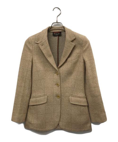 LORO PIANA（ロロピアーナ）LORO PIANA (ロロピアーナ) カシミヤテーラードジャケット ベージュ サイズ:UK　40の古着・服飾アイテム