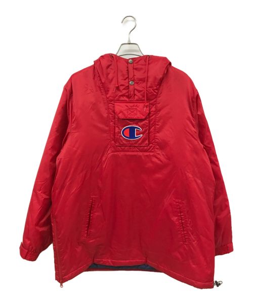 Champion（チャンピオン）Champion (チャンピオン) SUPREME (シュプリーム) アノラックパーカー レッド サイズ:XLの古着・服飾アイテム