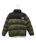 THE NORTH FACE (ザ ノース フェイス) ヌプシダウンジャケット カーキ×ブラック サイズ:L：15000円