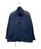 Name.ネーム）の古着「NYLON TASLAN MIDDLE COAT」｜ネイビー