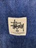 中古・古着 stussy (ステューシー) Denim Zip Up Work Shirt インディゴ サイズ:M：16000円