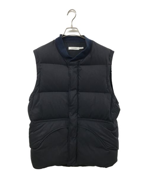 nonnative（ノンネイティブ）nonnative (ノンネイティブ) HIKER DOWN VEST C/N TYPEWRITER ネイビー サイズ:3の古着・服飾アイテム