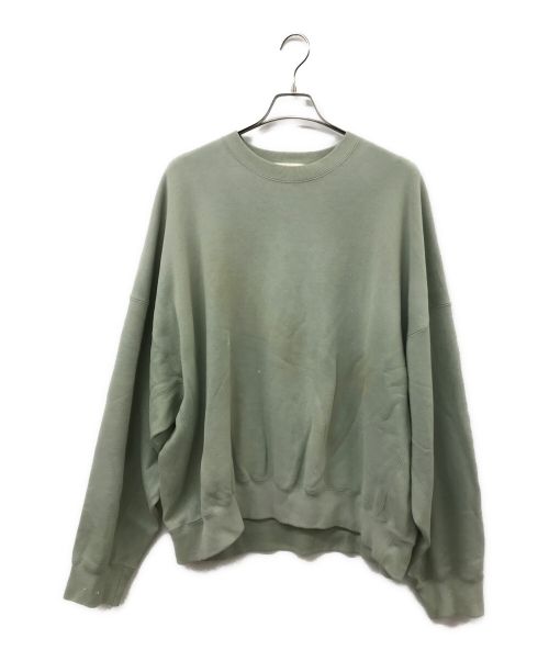 refomed（リフォメッド）refomed (リフォメッド) PLASTERER SWEATER グリーン サイズ:Ｌの古着・服飾アイテム