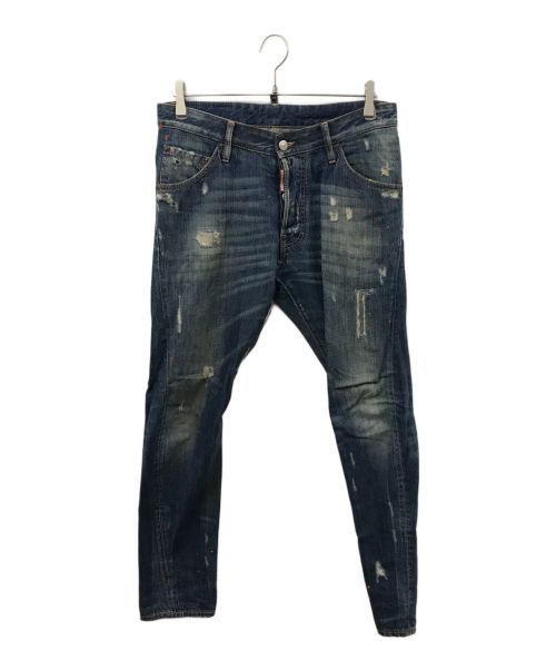 DSQUARED2（ディースクエアード）DSQUARED2 (ディースクエアード) CLASSIC KENNY TWIST JEAN インディゴ サイズ:46の古着・服飾アイテム