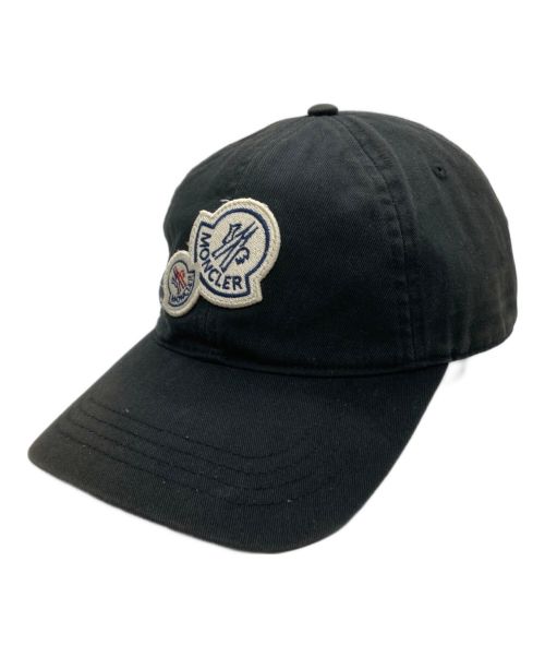 MONCLER（モンクレール）MONCLER (モンクレール) COTTON BASEBALL CAP ブラック サイズ:不明の古着・服飾アイテム