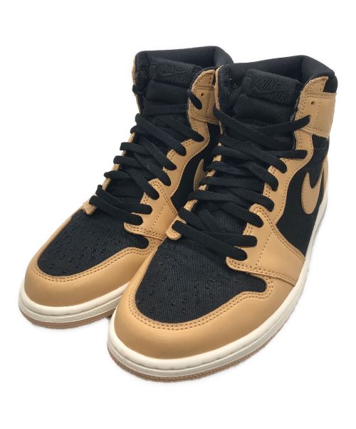 NIKE（ナイキ）NIKE (ナイキ) AIR JORDAN 1 RETRO HIGH OG ベージュ×ブラック サイズ:10.5の古着・服飾アイテム